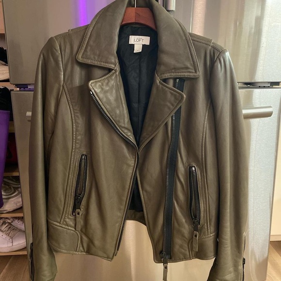 LOFT Jackets & Blazers - Ann Taylor Loft Leather jacket